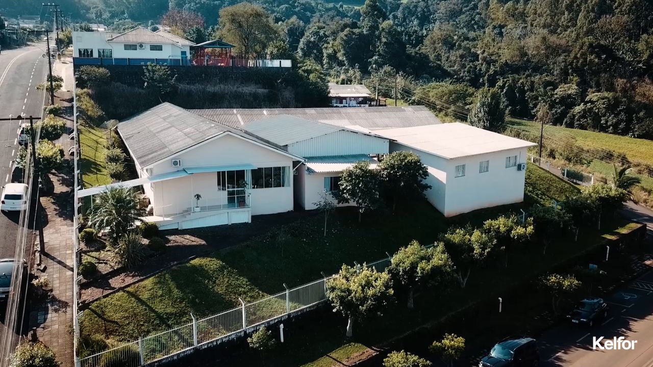 Vista aérea da sede da APAE